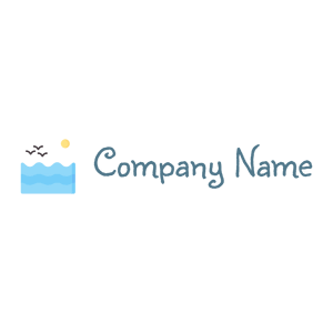 Sea logo on a White background - Abstracto