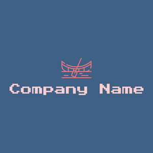Canoe logo on a blue background - Sport