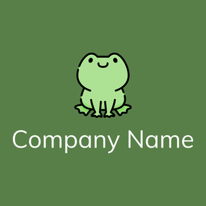 Frog logo on a Dingley background - Animales & Animales de compañía