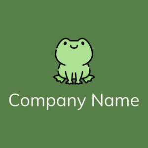 Frog logo on a Dingley background - Dieren/huisdieren