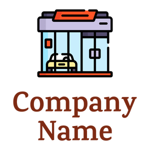 Car dealer logo on a White background - Automobile & Véhicule