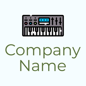 Synthesizer on a Azure background - Ordinateur
