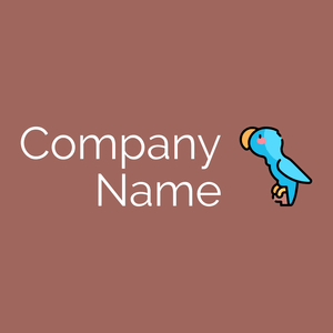 Macaw logo on a Au Chico background - Dieren/huisdieren
