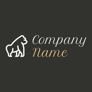 Gorilla logo on a Zeus background - Animales & Animales de compañía