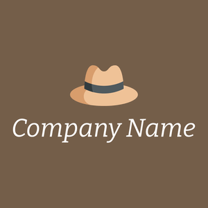 Hat on a Tobacco Brown background - Einzelhandel