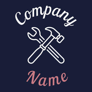 Hammer logo on a Blue Whale background - Costruzioni & Strumenti