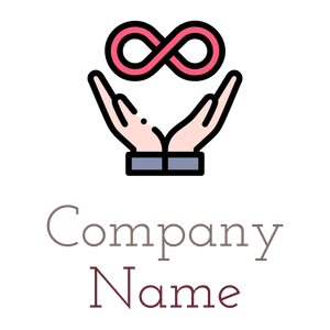 Infinity logo and hands on a white background - Comunidad & Sin fines de lucro
