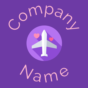 Honeymoon logo on a Royal Purple background - Viajes & Hoteles
