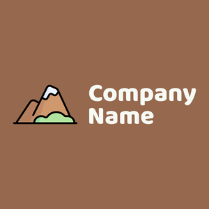 Mountains on a Dark Tan background - Milieu & Ecologie