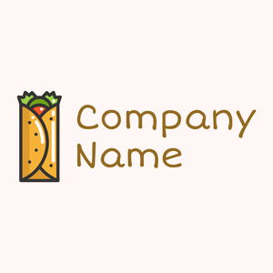 Burrito logo on a pale background - Alimentos & Bebidas