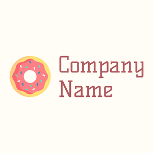 Mona Lisa Doughnut on a Floral White background - Alimentos & Bebidas