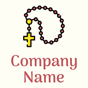 Rosary on a Ivory background - Architektur