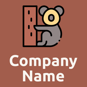 Koala logo on a Crail background - Animaux & Animaux de compagnie