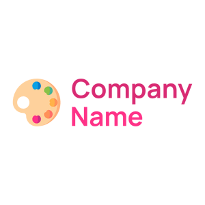 Palette logo on a White background - Enfant & Garderie