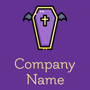 Amethyst Coffin on a Royal Purple background - Divertissement & Arts