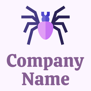 Spider logo on a Magnolia background - Animais e Pets