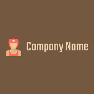 Kickboxer logo on a Spice background - Domaine sportif
