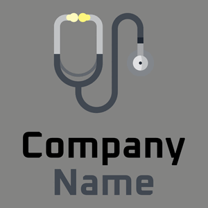 Stethoscope logo on a Jumbo background - Medical & Farmacia