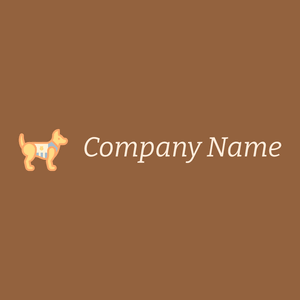 Police dog logo on a Rope background - Tiere & Haustiere