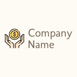 Dollar logo on a Floral White background - Empresa & Consultantes