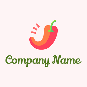 Chili pepper on a Snow background - Comida & Bebida