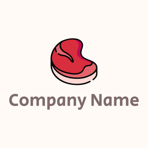 Brick Red Beef on a Seashell background - Animali & Cuccioli