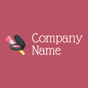 Make up logo on a Blush background - Moda & Beleza