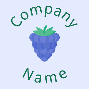 Raspberry logo on a Alice Blue background - Comida & Bebida