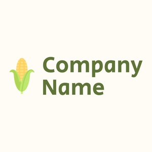 Corn logo on a Floral White background - Landwirtschaft