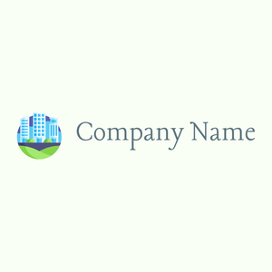 City logo on a Honeydew background - Negócios & Consultoria