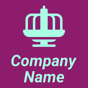 Merry go round logo on a Dark Purple background - Juegos & Entretenimiento