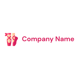 Pink Ballet on a White background - Entretenimento & Artes