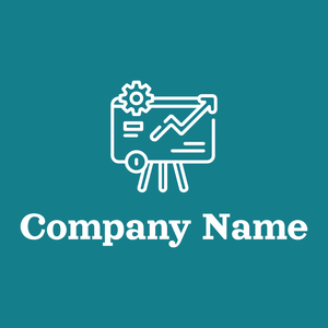 Profit logo on a Deep Sea background - Negócios & Consultoria