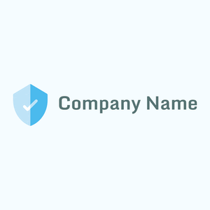 Check Shield logo on a Alice Blue background - Empresa & Consultantes