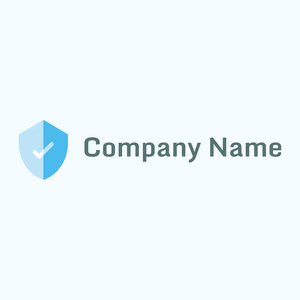 Check Shield logo on a Alice Blue background - Entreprise & Consultant