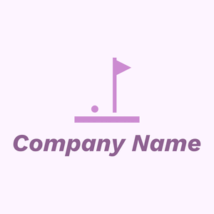 Mini golf logo on a Magnolia background - Games & Recreation