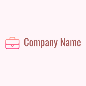 Briefcase logo on a Lavender Blush background - Entreprise & Consultant