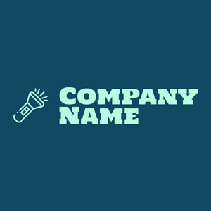 Flashlight logo on a Blue Stone background - Construction & Outils