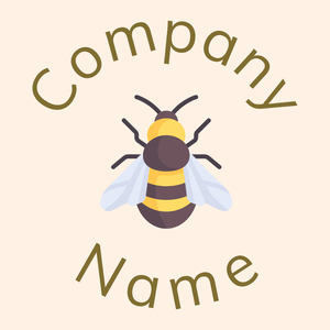 Falcon Bee on a Seashell background - Animales & Animales de compañía