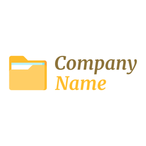 Folder logo on a White background - Entreprise & Consultant