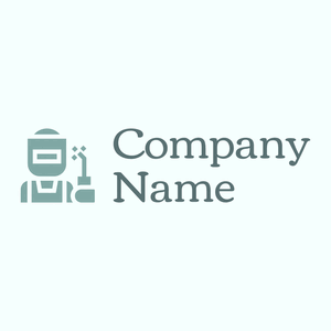 Welder logo on a Azure background - Construcción & Herramientas