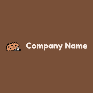 Hedgehog logo on a Cigar background - Animales & Animales de compañía