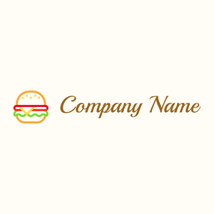 Burger logo on a White background - Comida & Bebida