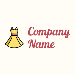 Dress logo on a Floral White background - Abstrato