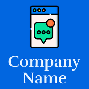 Notification logo on a Navy Blue background - Communications