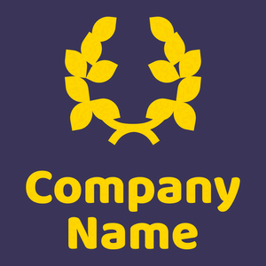 Laurel wreath logo on a purple background - Sommario