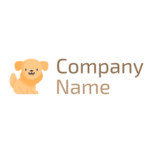 Dog logo on a White background - Dieren/huisdieren