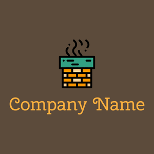 Black Chimney on a Brown Derby background - Móveis