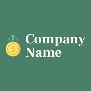 Income logo on a Dark Green Copper background - Negócios & Consultoria