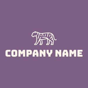 Tiger logo on a Affair background - Animaux & Animaux de compagnie